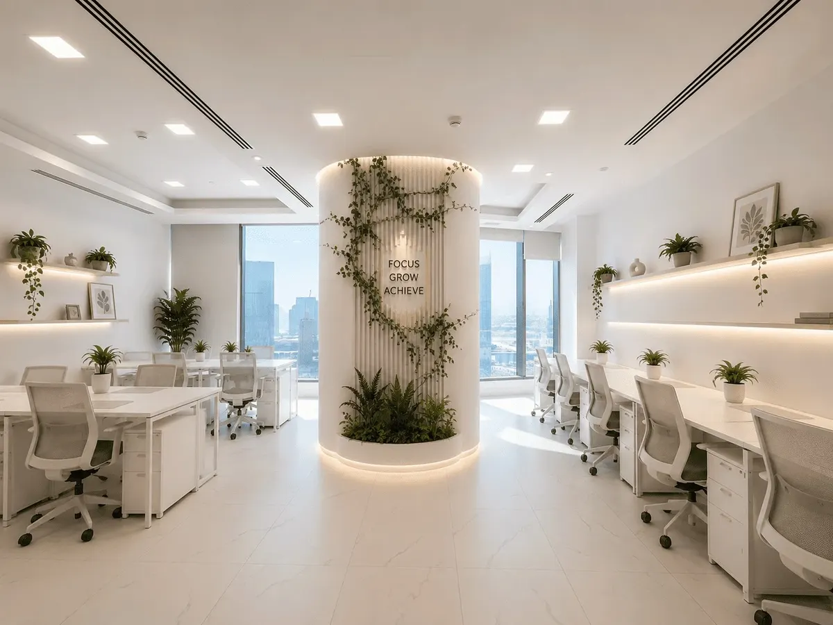 Dedicated desk in ADGM with registered business address at Aegis Coworking, Addax Tower, Al Reem Island